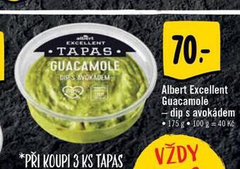 Albert Guacamole - dip s avokádem nabídka