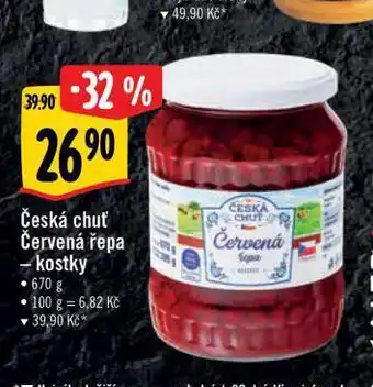 Albert Červená řepa - kostky nabídka