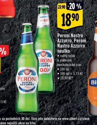 Albert Peroni nastro azzurro nabídka