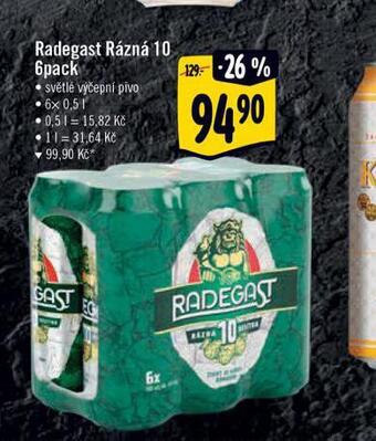 Albert Pivo radegast rázná 10 nabídka