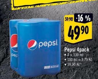 Albert Pepsi 4 pack nabídka