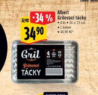 Albert Albert grilovací tácky nabídka