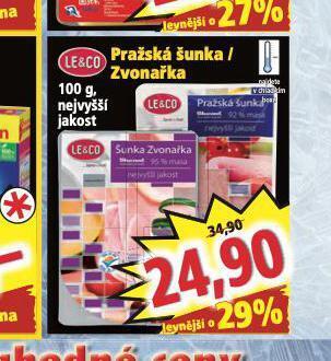 Norma Šunka zvonařka nabídka