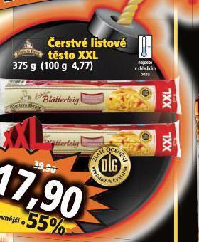 Norma Čerstvé listové těsto xxl nabídka