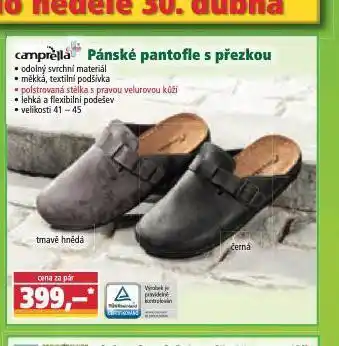 Norma Pánské pantofle s přezkou nabídka