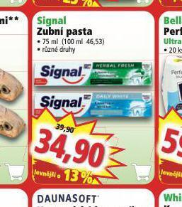 Norma Signal zubní pasta nabídka