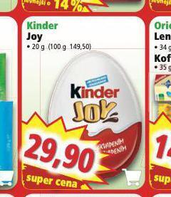 Norma Kinder joy nabídka