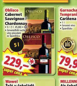 Norma Oblisco chardonnay nabídka