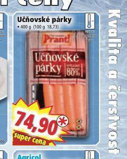 Norma Učňovské párky nabídka