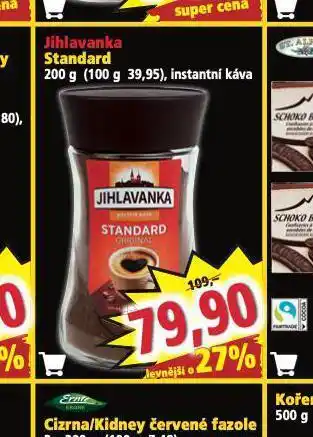 Norma Jihlavanka standard instantní káva nabídka
