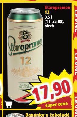 Norma Pivo staropramen 12 nabídka
