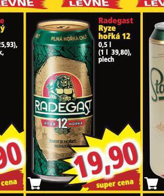 Norma Pivo radegast ryze hořká 12 nabídka