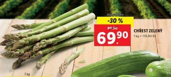 Lidl Chřest zelený nabídka