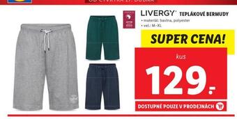 Lidl Teplákové bermudy nabídka