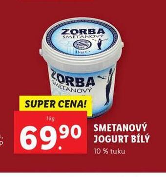 Lidl Smetanový jogurt nabídka