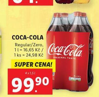 Lidl Coca-cola nabídka