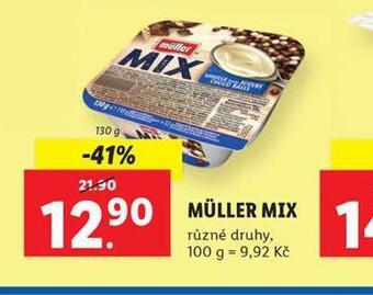 Lidl Muller mix nabídka