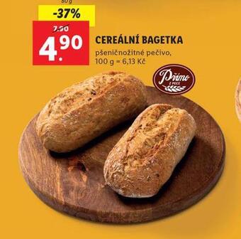 Lidl Cereální bagetka nabídka