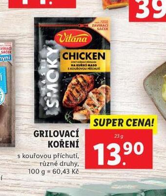 Lidl Grilovací koření nabídka
