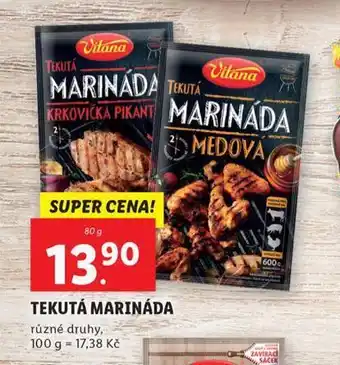 Lidl Tekutá marináda nabídka