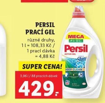 Lidl Persil prací gel nabídka
