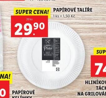 Lidl Papírové talíře nabídka
