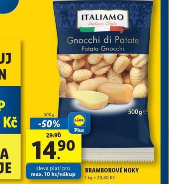 Lidl Bramborové noky nabídka