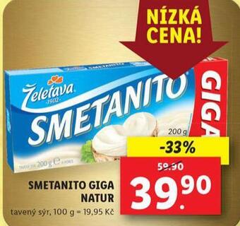 Lidl Smetanito nabídka