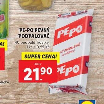 Lidl Pe-po pevný podpalovač nabídka
