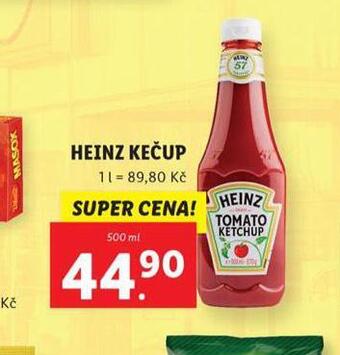 Lidl Heinz kečup nabídka