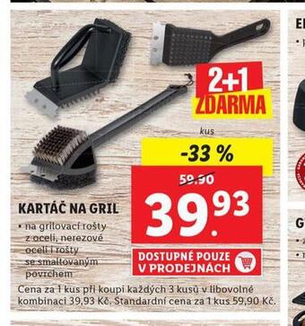 Lidl Kartáč na gril nabídka
