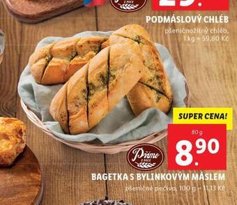 Lidl Bagetka s bylinkovým máslem nabídka