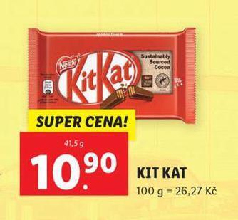 Lidl Kit kat nabídka