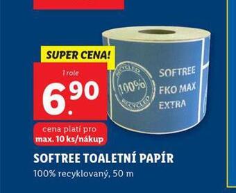 Lidl Softree toaletní papír nabídka