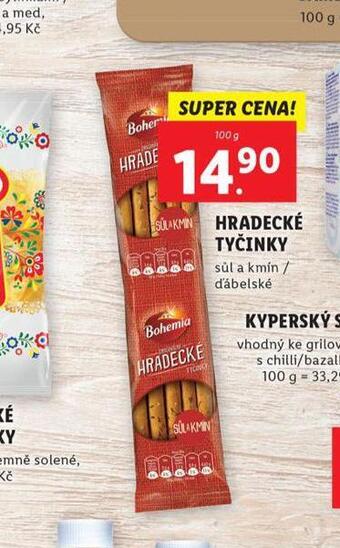 Lidl Hradecké tyčinky nabídka