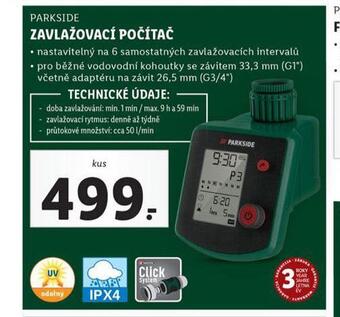 Lidl Zavlažovací počítač nabídka