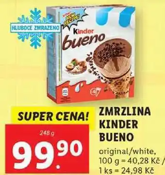 Lidl Zmrzlina kinder bueno, 248 g nabídka