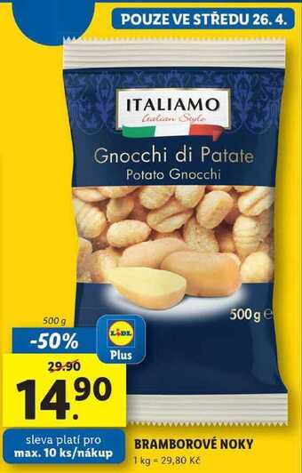 Lidl Bramborové noky, 500 g nabídka