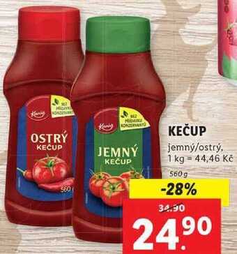 Lidl Kečup, 560 g nabídka