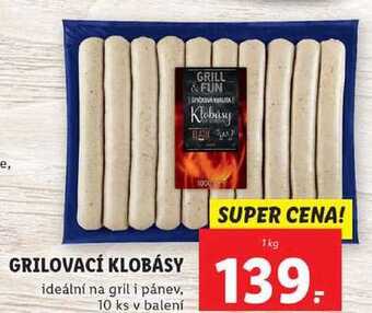 Lidl Grilovací klobásy, 1 kg nabídka