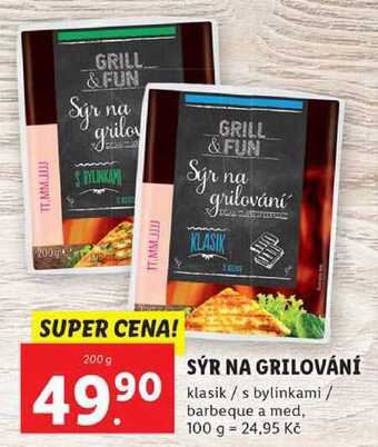 Lidl Sýr na grilování, 200 g nabídka