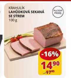 Flop Lahůdková sekaná se sýrem 100 g nabídka