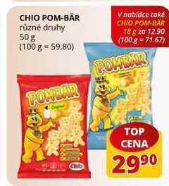 Flop Chio pom-bär různé druhy 50 g nabídka