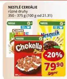 Flop Nestlé cereálie různé druhy 350-375 g nabídka