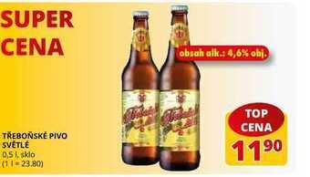 Flop Třeboňské pivo světlé 0,5l nabídka