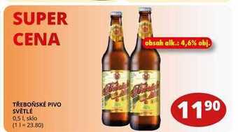 Flop Třeboňské pivo světlé 0,5 l nabídka