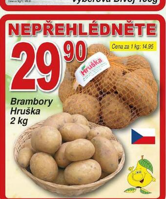 Hruška Brambory nabídka