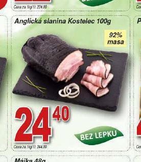 Hruška Anglická slanina nabídka