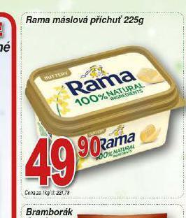 Hruška Rama máslová příchuť nabídka