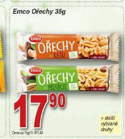 Hruška Emco ořechy nabídka